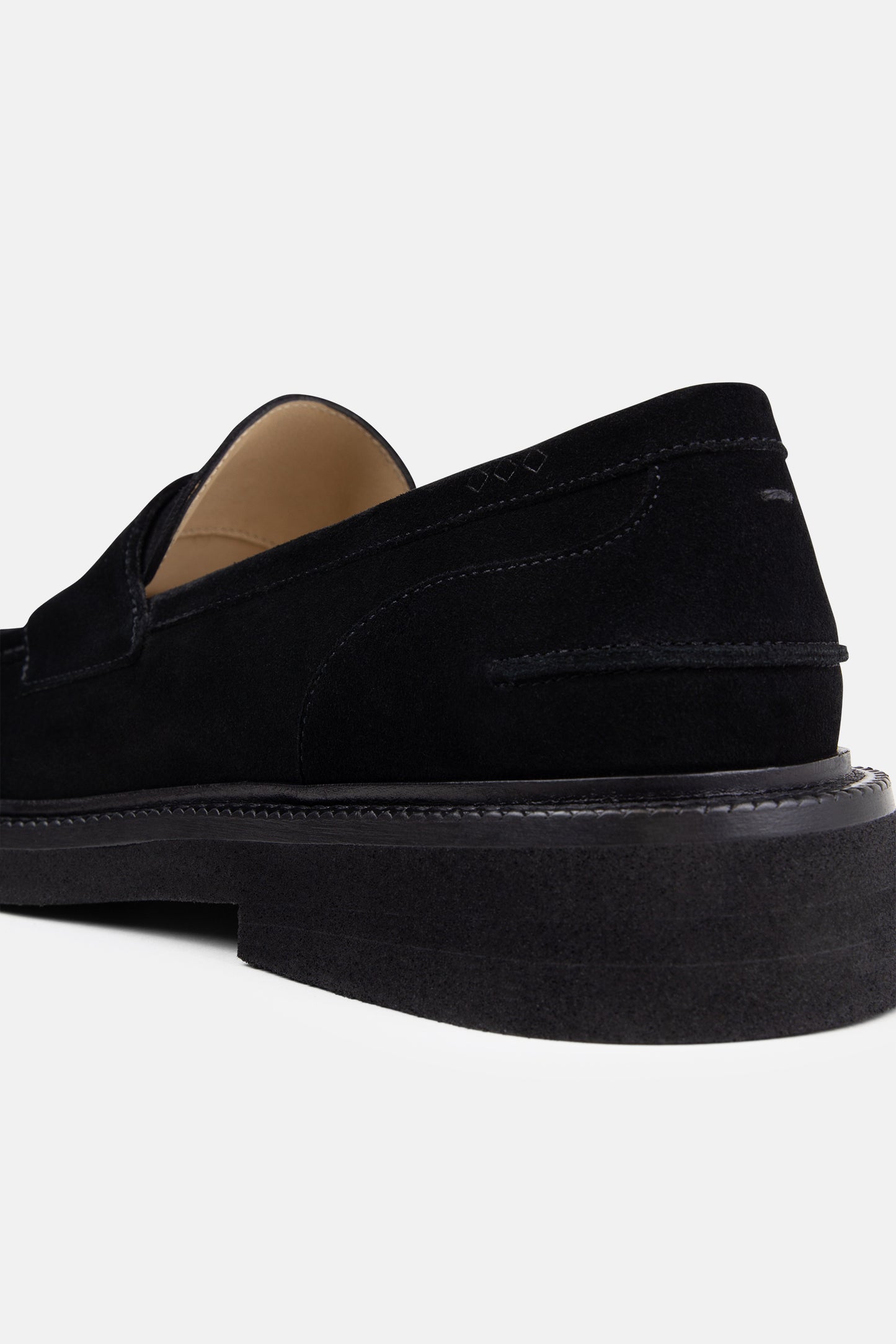 Bond Blox Suede Loafer | Black