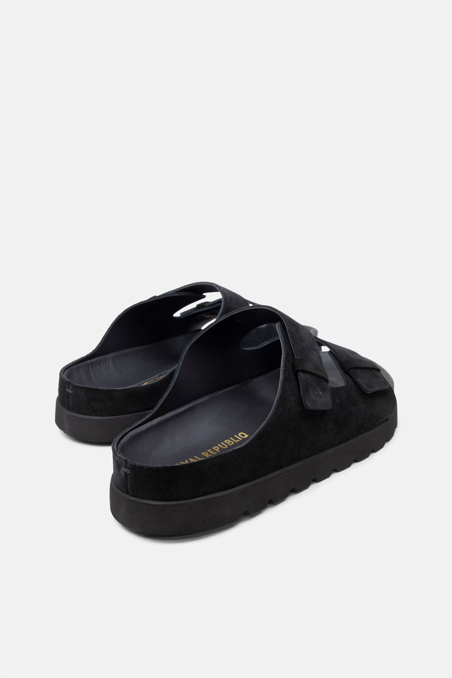 Pause Suede Comfort Sandal - Men | Black