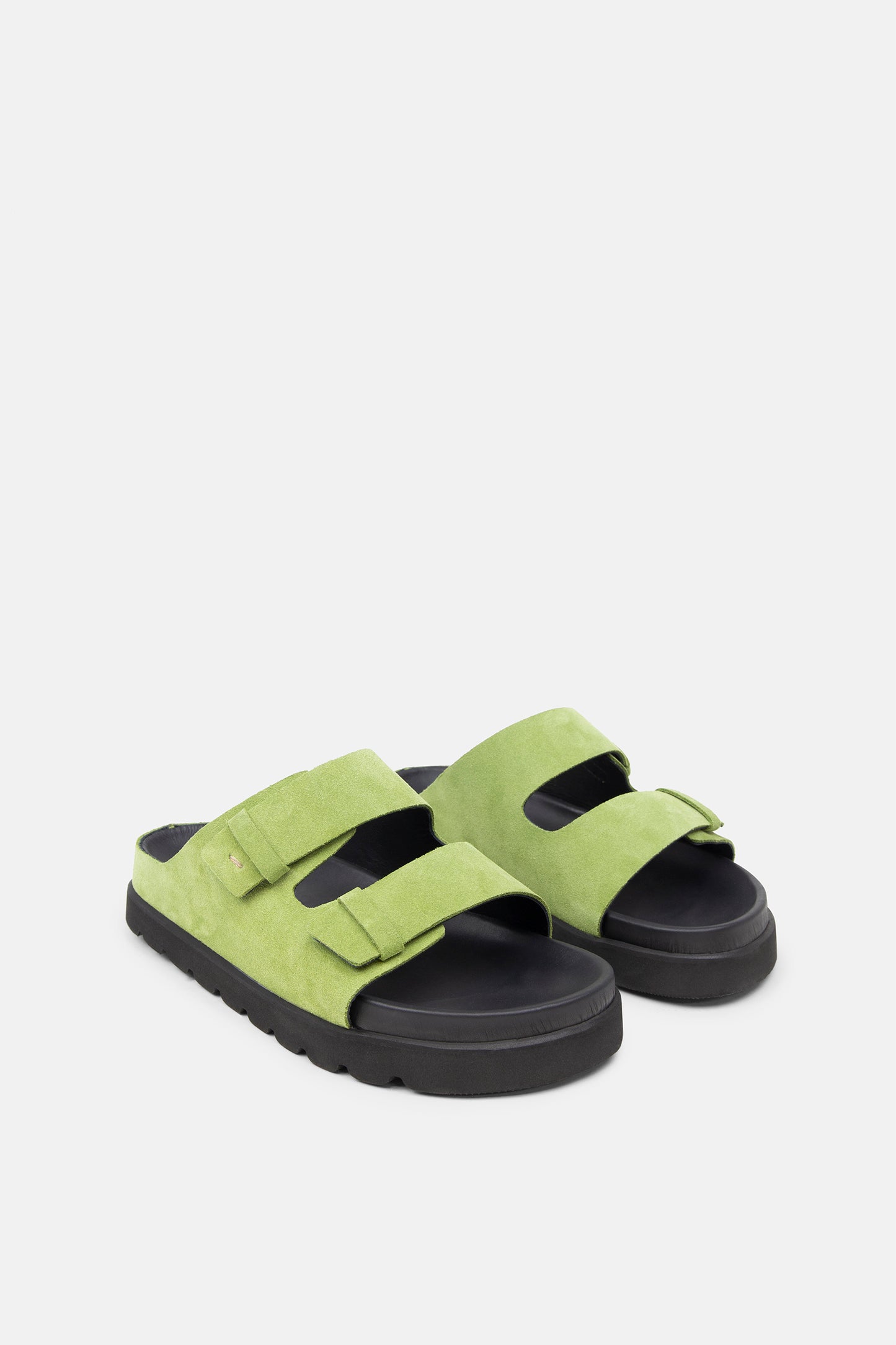 Pause Suede Comfort Sandal | Green