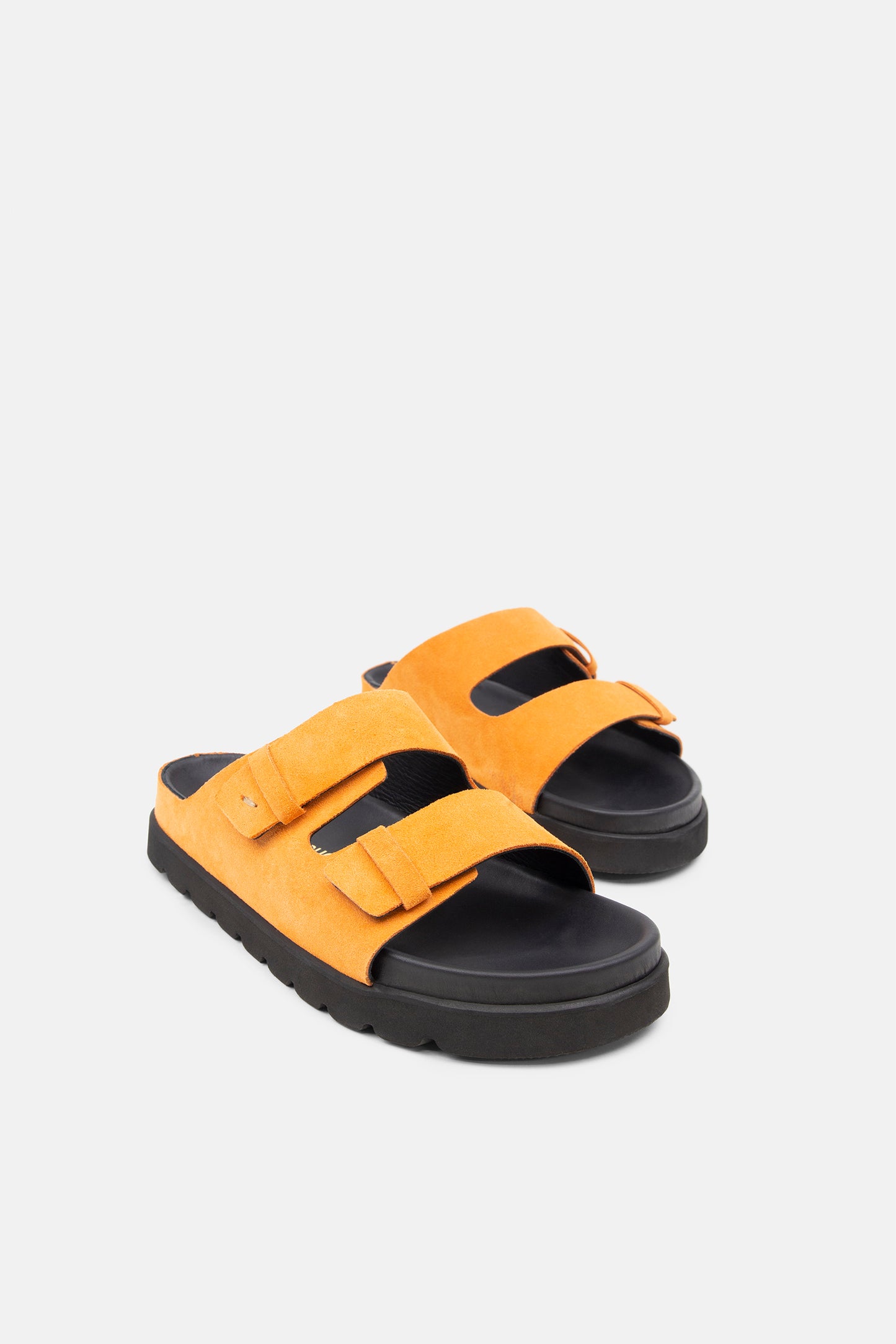 Pause Suede Comfort Sandal | Orange