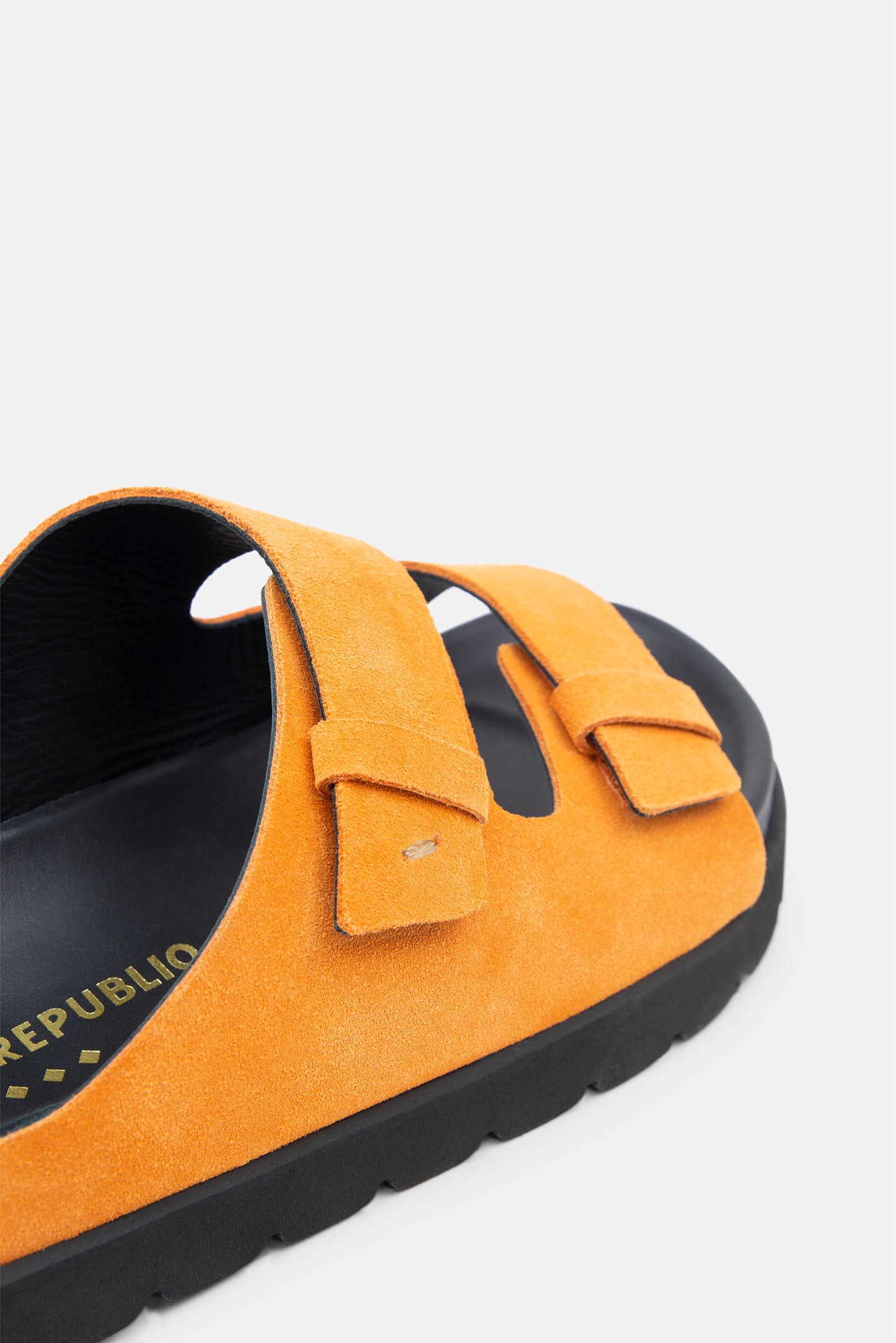 Pause Suede Comfort Sandal | Orange
