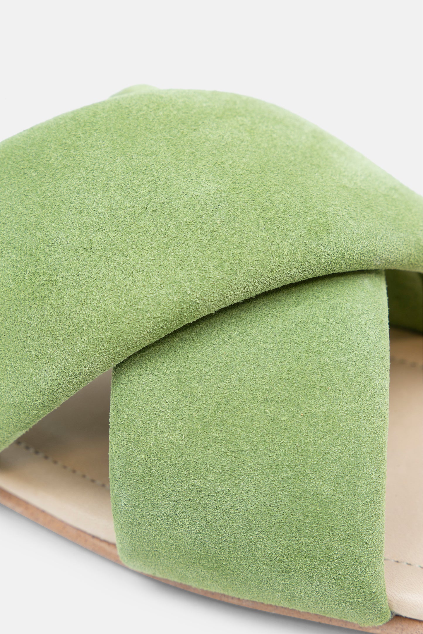 Allure Suede Sandal | Green