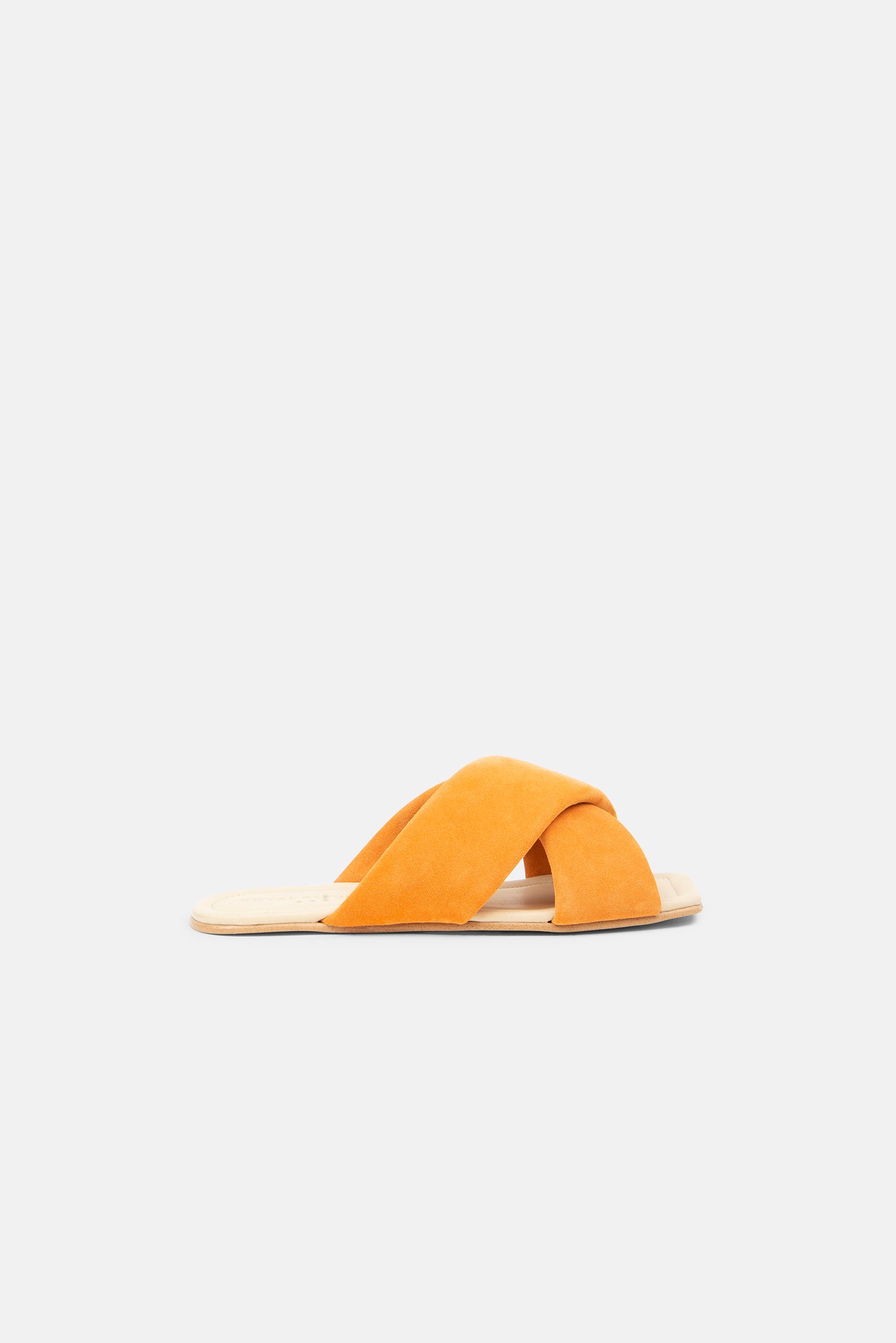 Allure Suede Sandal | Orange