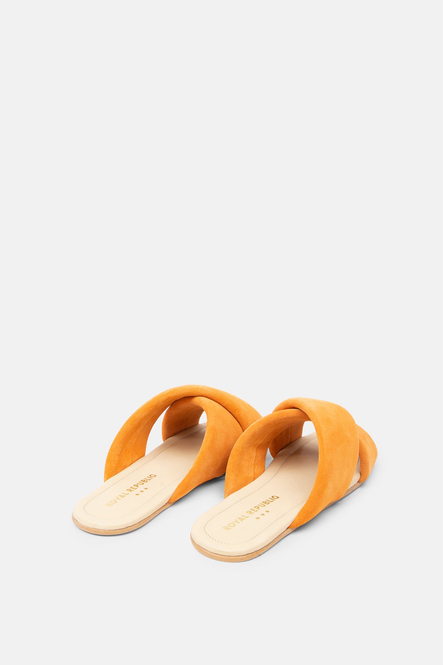 Allure Suede Sandal | Orange