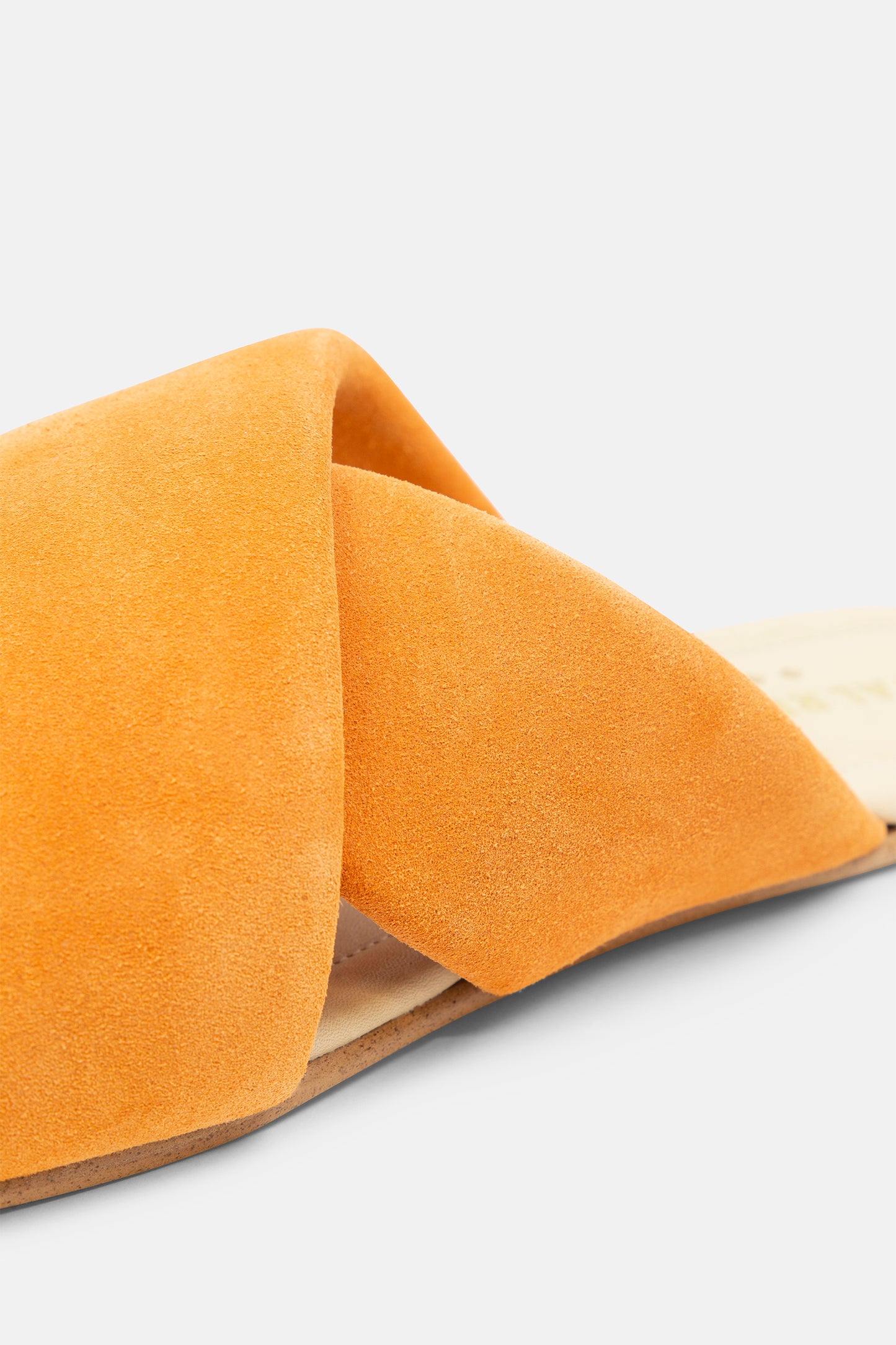 Allure Suede Sandal | Orange