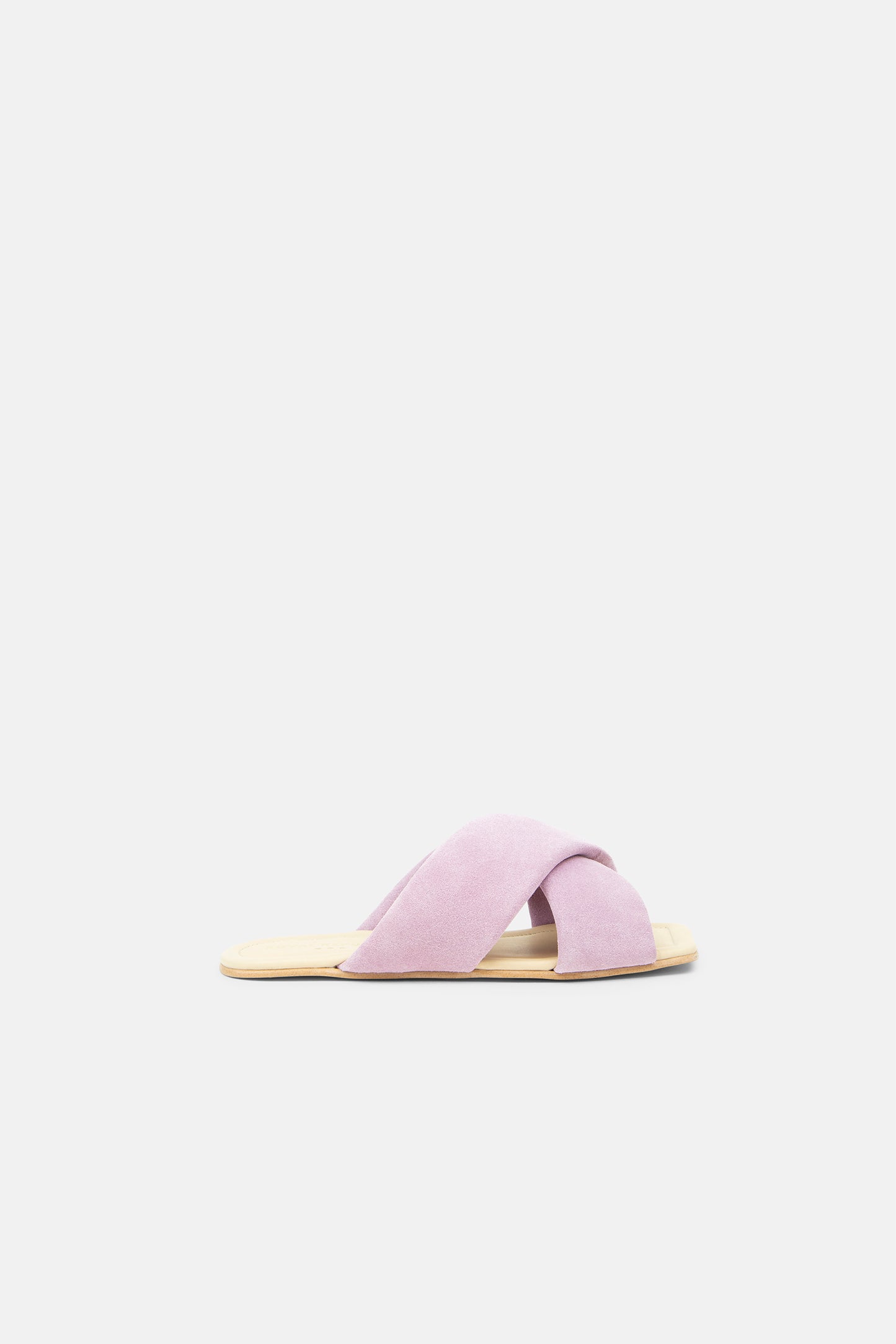 Allure Suede Sandal | Light Purple