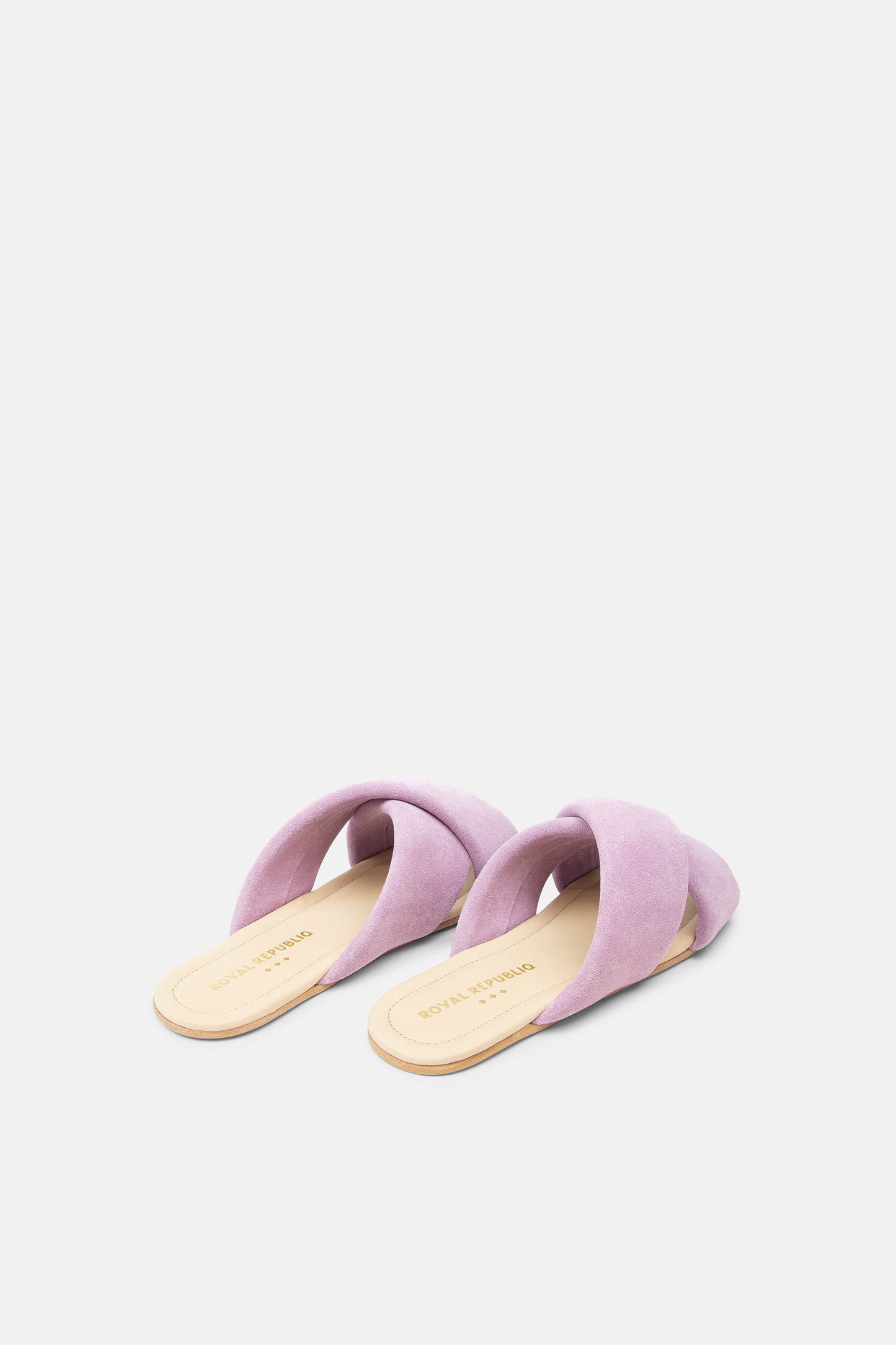Allure Suede Sandal | Light Purple