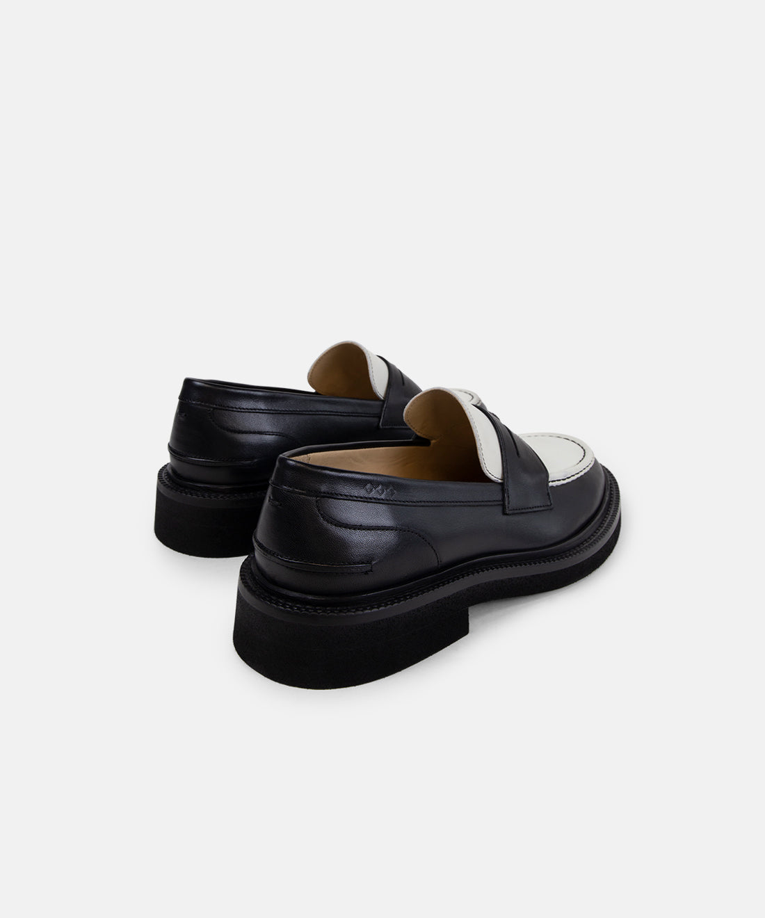 Bond Blox Loafer 241 - White-on-Black | Black