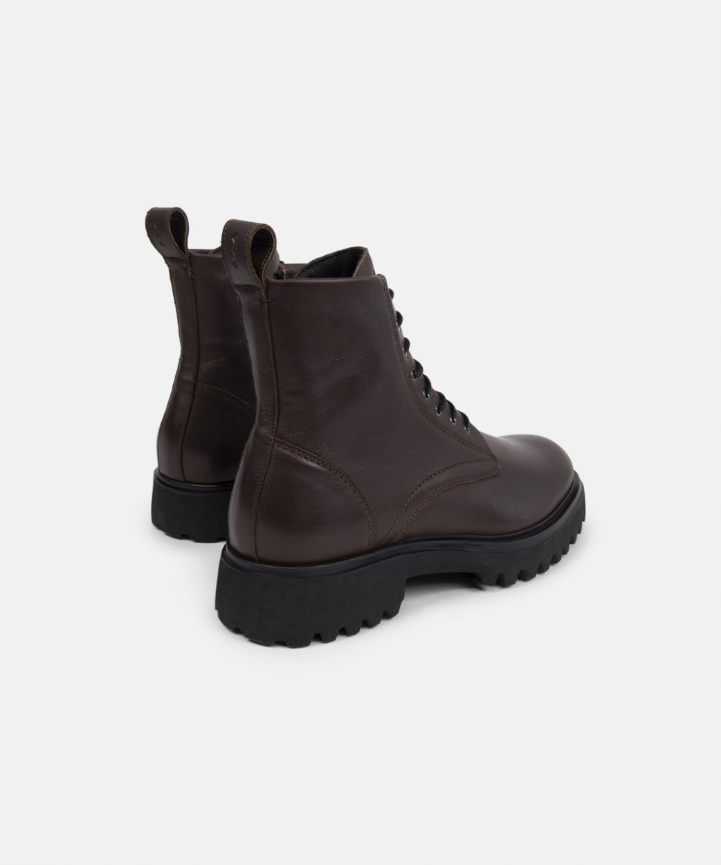 Domino Lace Up Boot 235 | Dark Brown