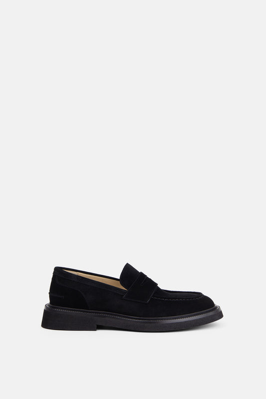 Bond Blox Suede Loafer | Black