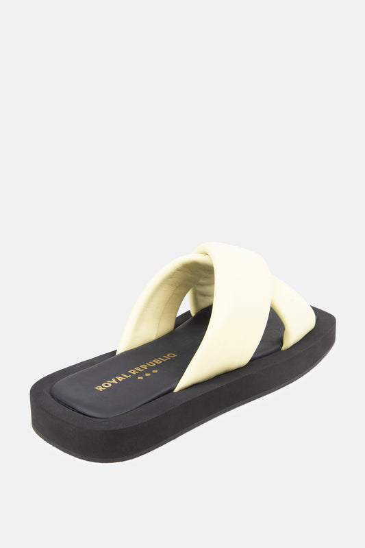 Faith Sandal | Light Yellow