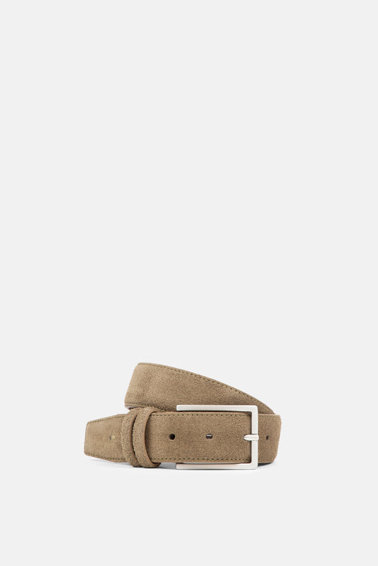 Bond Belt Suede | Taupe