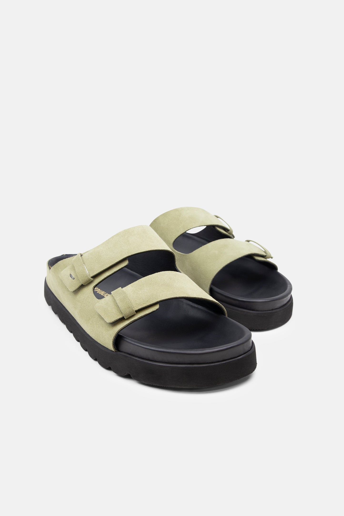 Pause Suede Comfort Sandal - Men | Green