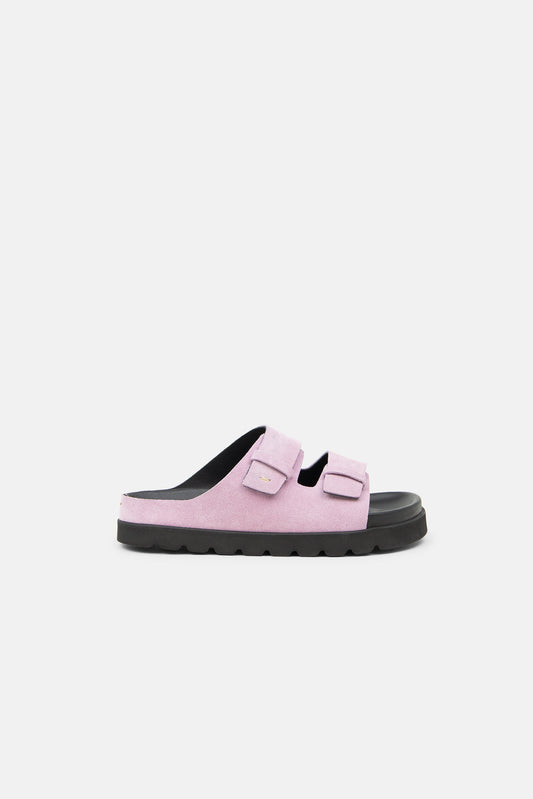 Pause Suede Comfort Sandal | Purple