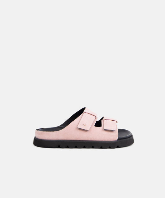 Pause Suede Comfort Sandal | Light Purple