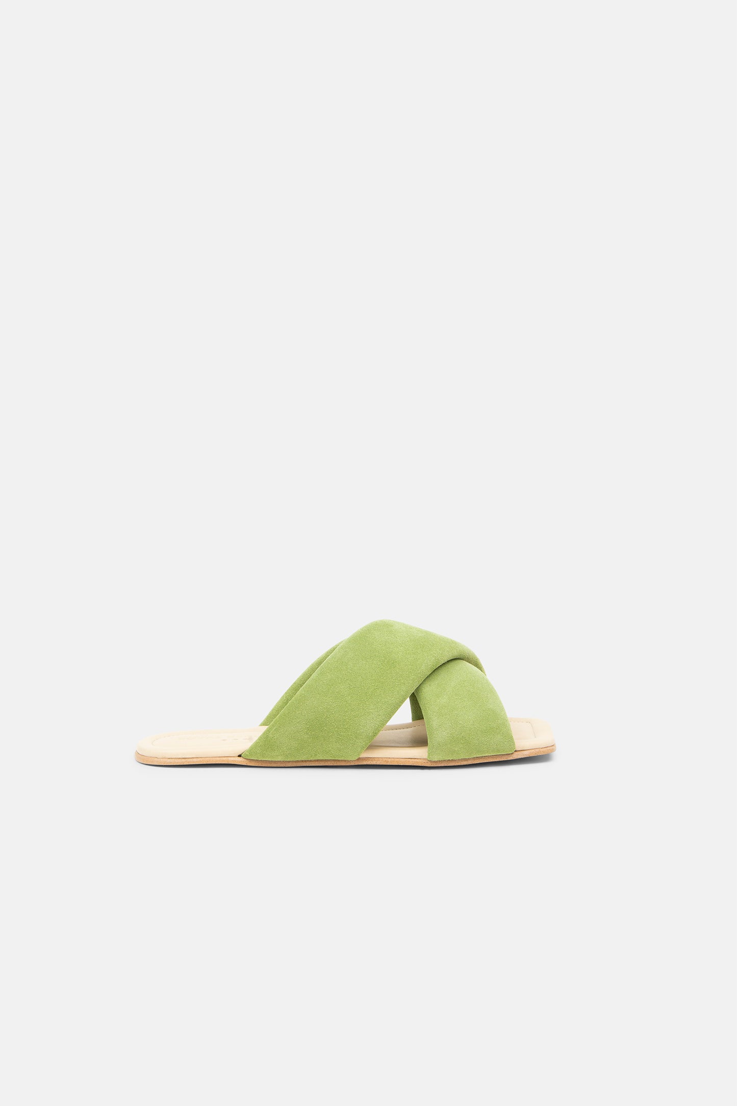 Allure Suede Sandal | Green
